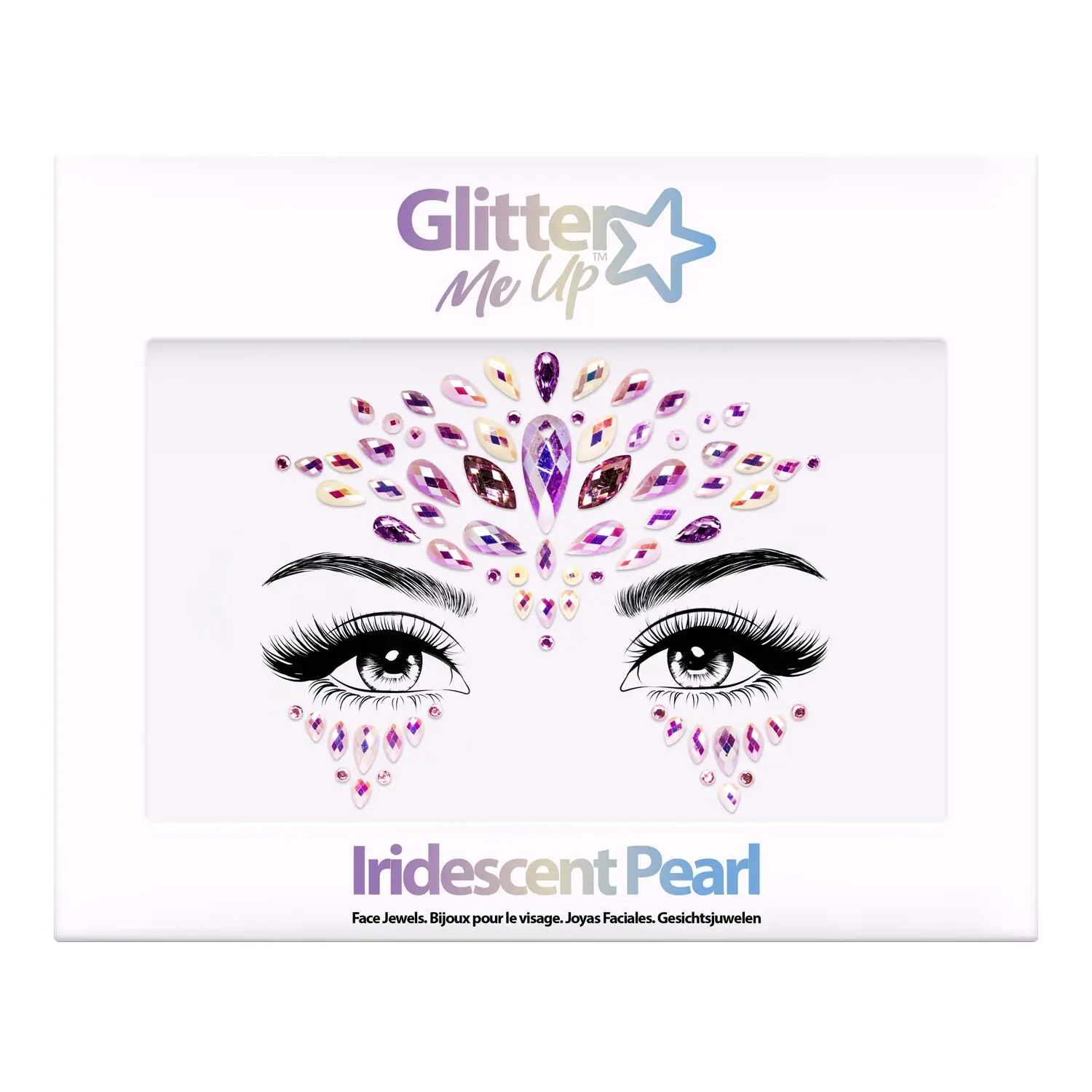 Iridescent Pearl Face Jewels by Glitter Me Up ™ | PaintGlow