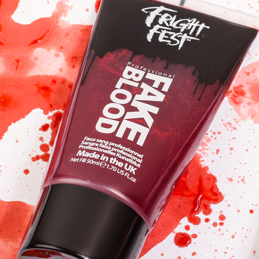  Liquid Latex by Fright Fest - 12ml sfx makeup great with fake  blood stage blood scar wax, spirit gum and face paint to create amazing  halloween makeup create zombie skin