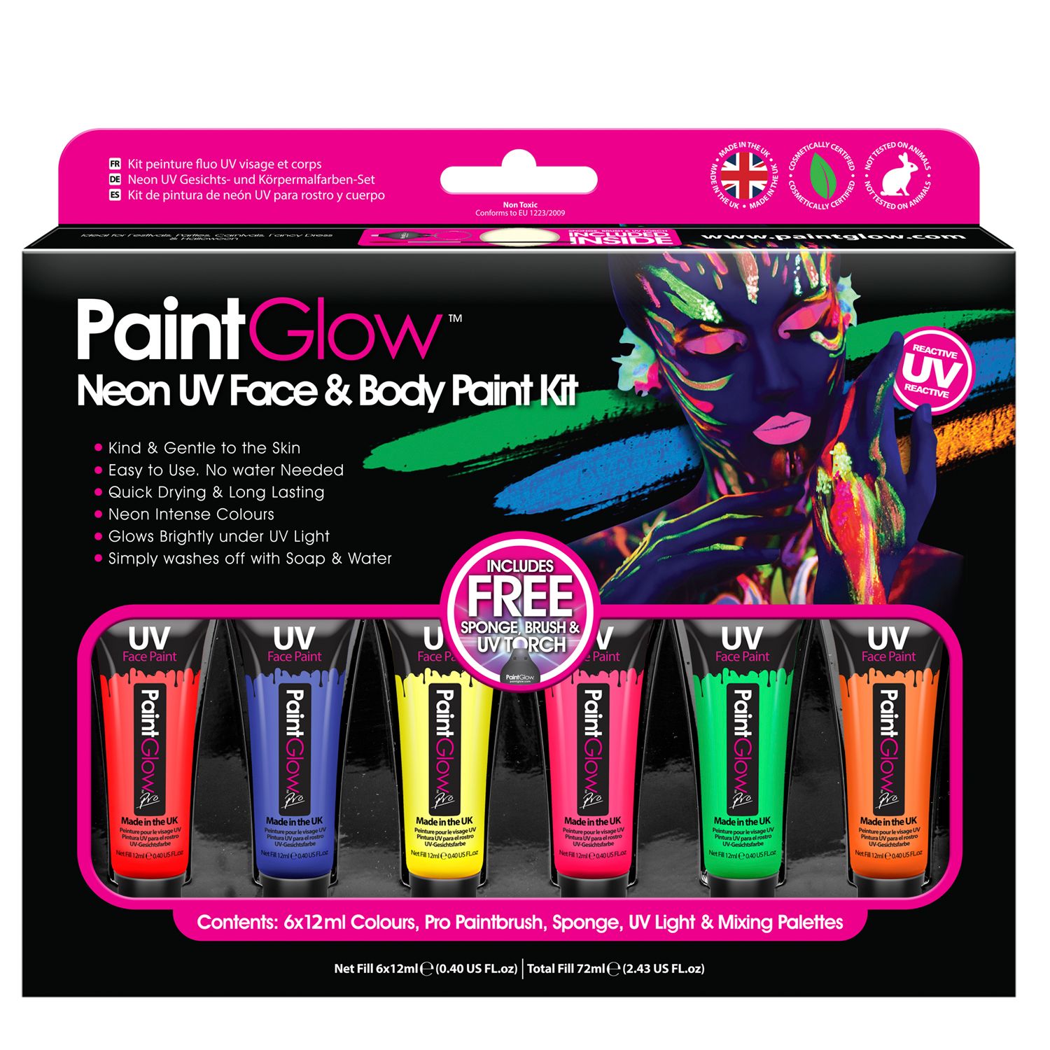 Glow in the Dark Face & Body Paint